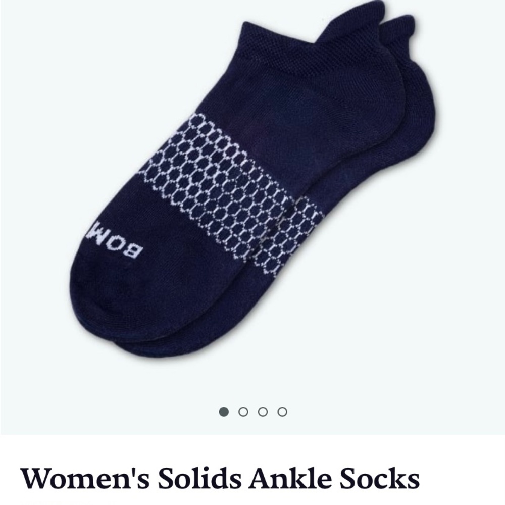 Bombas Women's Performance Cushioned Ankle Socks size Medium brand new 3 pack